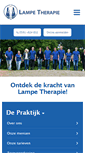 Mobile Screenshot of lampetherapie.nl