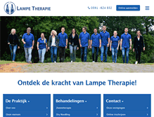 Tablet Screenshot of lampetherapie.nl